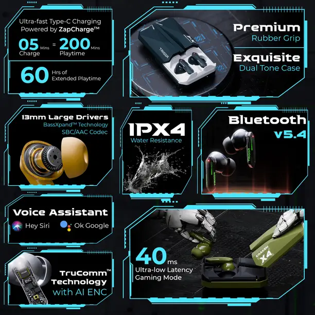 TRIGGR Kraken Bluetooth Buds